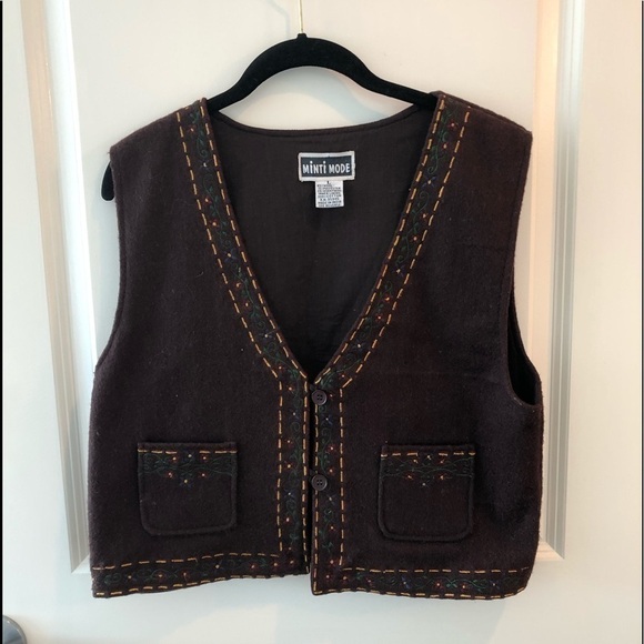 Vintage Minti Mode Vest Size L - Picture 1 of 16